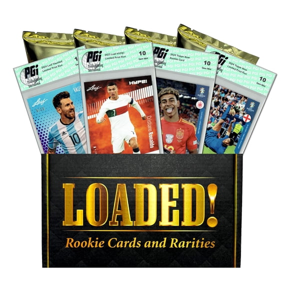 Cartas coleccionables LOADED! Soccer National Colors PGI 10 Caja de 4