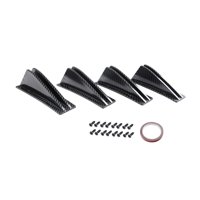 Magideal - Difusor Trasero Genérico De 4 Piezas, Alerón Trasero Para Coche, Alerón Para Vehículo, Decoración Protectora, Accesorios Exteriores Para Coche, Diviso