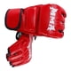 thumbnail image 4 of Guantes De Boxeo Medio Dedo Palmas Abiertas Para Grappling Sparring Adulto Unisex Rojo, 4 of 5