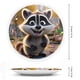 thumbnail image 2 of Plato Decorativo de Porcelana Fina Mapache Desmarcar 15 cm, 2 of 6