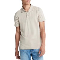 Remera Polo Calvin Klein Para Hombre En Algodón Compacto Suave Con Monograma