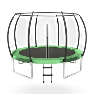 Pwrfitness - Cama Elastica Con Malla Y Escalera 3.05 Mt 10 Ft Para Niños Y Adultos