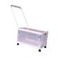 thumbnail image 1 of Caja De Almacenamiento Con Ruedas Y Asa Para Tirar, Plegable, Con Tapa, Transparente, 1 of 5