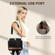thumbnail image 2 of Monedero tipo mochila LOVEVOOK Convertible Mini negro y crema, juego de 2 piezas, 2 of 3