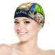 thumbnail image 5 of El día que la Tierra explotó Gorro de Natación de Licra, Gorro de Baño de Tela Cómoda, Gorro Elástico Antideslizante para Hombres, Mujeres y Niños, 5 of 6