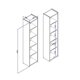 thumbnail image 3 of Librero 5 Niveles Malmo Oliva, 3 of 3