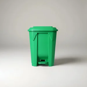 Recilock - Basurero 20 Lts Pedal Central - Verde Mod 20K