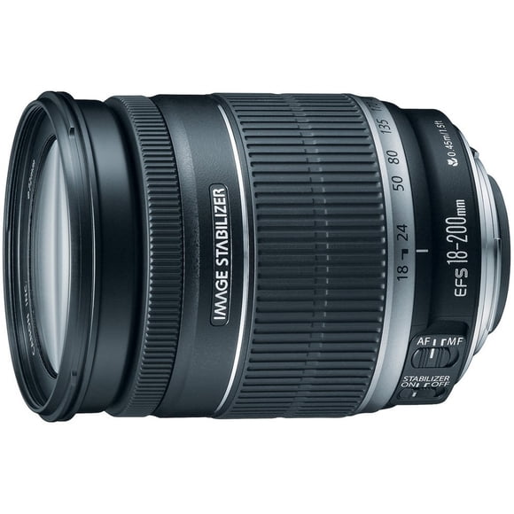 Lente Canon 18-200 mm F3.5-5.6 IS EF-S para sensores de imagen APS-C