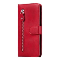 Gangxun - Funda Con Cremallera Para Samsung Galaxy A31, Carcasa Cartera De Cuero Pu Con Soporte Y Tarjetero