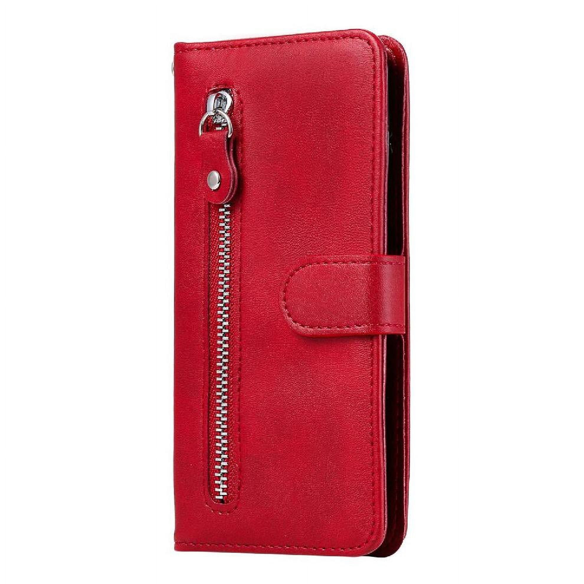 Gangxun - Funda Con Cremallera Para Samsung Galaxy A31, Carcasa Cartera De Cuero Pu Con Soporte Y Tarjetero