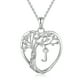 thumbnail image 1 of HESHPAWS 925 collar de árbol eterno de la vida de plata de ley para mujeres A-Z carta inicial collar, regalo de joyería de cumpleaños aniversario, 1 of 4