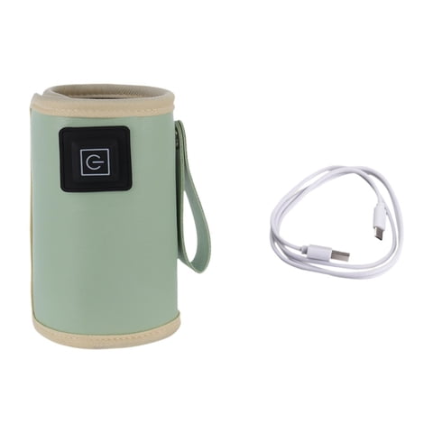 Bothyi - Calentador De Biberones Ligero Con Puerto Usb, Bolsa Para Calentar Leche, Para Ir De Compras, Viajes De Negocios, Mamá, Color Verde
