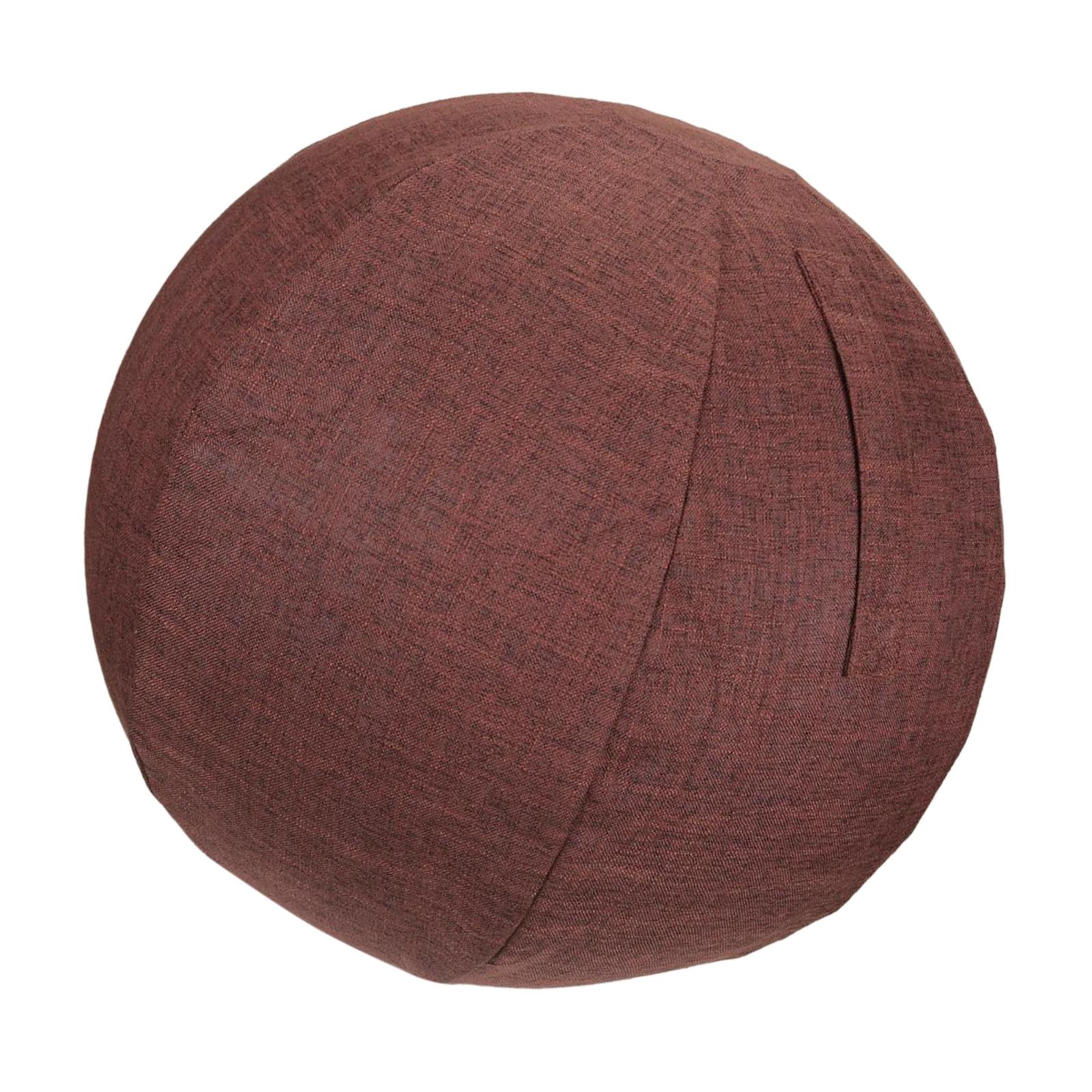 Magideal - Funda Para Pelota De Yoga Y Pilates, Funda Para Pelotas Para Sentarse, Antiarañazos, A Prueba De Polvo, Con Cómodas Asas De Transporte, Funda Para Pel Café 65Cm