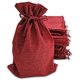 thumbnail image 1 of Bolsas de regalo Supply Friend, 50 unidades, arpillera roja, 10 x 15 cm, 1 of 1