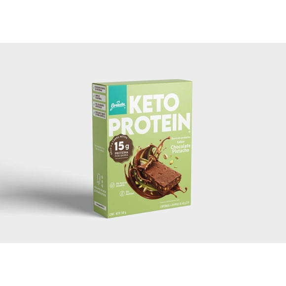 Keto protein chocolate pistacho 4UN, 160 g