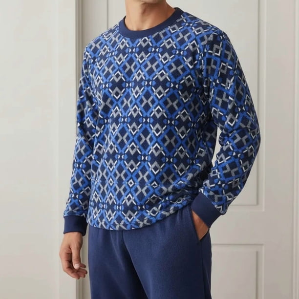Pijama Hombre Polar Largo Extra Suave