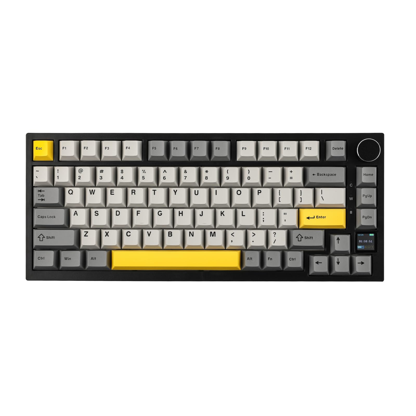 Teclado Mecánico Epomaker Ajazz Ak820 Pro 75% Con Pantalla Tft