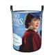 thumbnail image 1 of El Regreso de Mary Poppins Cesta de lavandería de gran capacidad redonda con asa, bolsa para ropa sucia plegable, almacenamiento para dormitorio, baño y lavadero 44x35 cm, 1 of 6