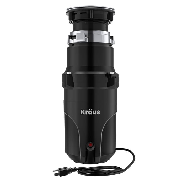 Triturador de basura Kraus KWD110-50MBL 1/2 HP ultra silencioso