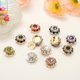 thumbnail image 5 of Uxcell 6 Pcs Cubiertas de Botones de Diamantes, 17.5mm 11/16" Clips Decorativos de Botones Kit de Costura Desmontable de Reemplazo para Mujeres Hombres Manualidades DIY, 5 of 6
