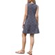 thumbnail image 3 of CURVY GLAM Vestido Midi Casual sin Mangas con Cuello Cuadrado Floral y Decoración de Botones para Mujer XS Azul Oscuro, 3 of 6