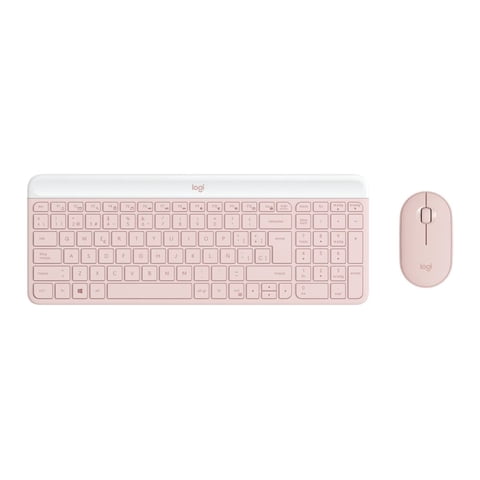 Logitech - Kit Teclado Y Mouse Mk470 Slim Rose
