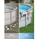 thumbnail image 2 of Cesta de almacenamiento para piscina POOLHACKER 2026, paquete de 2 con portavasos, 2 of 9