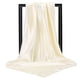 thumbnail image 1 of Xiao Hua Conjunto de 3 pañuelos para la cabeza de seda beige de 35,43 × 35,43 pulgadas, pañuelo cuadrado de satén suave para mujer, accesorio de moda para el cabello., 1 of 3