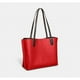 thumbnail image 2 of Bolso Coach Tote de Cuero con Bloques de Color Rojo, 2 of 3