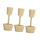 thumbnail image 1 of Juego De 3 Macetas De Madera Sin Terminar Para Decorar Tu Fiesta, Estilo Cafetería, Con Adornos De Madera Sin Terminar., 1 of 5