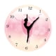 thumbnail image 2 of Reloj De Pared De Chica De Ballet De 12 Pulgadas, Decoración Con Pilas Para Dormitorio Elegante, 2 of 5