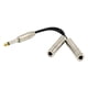 thumbnail image 5 of 6,35 Mm 1/4 "Jack Macho A Doble 6,5 Mm 1/4" Mono Hembra Y Splitter Cable De Audio, 5 of 5