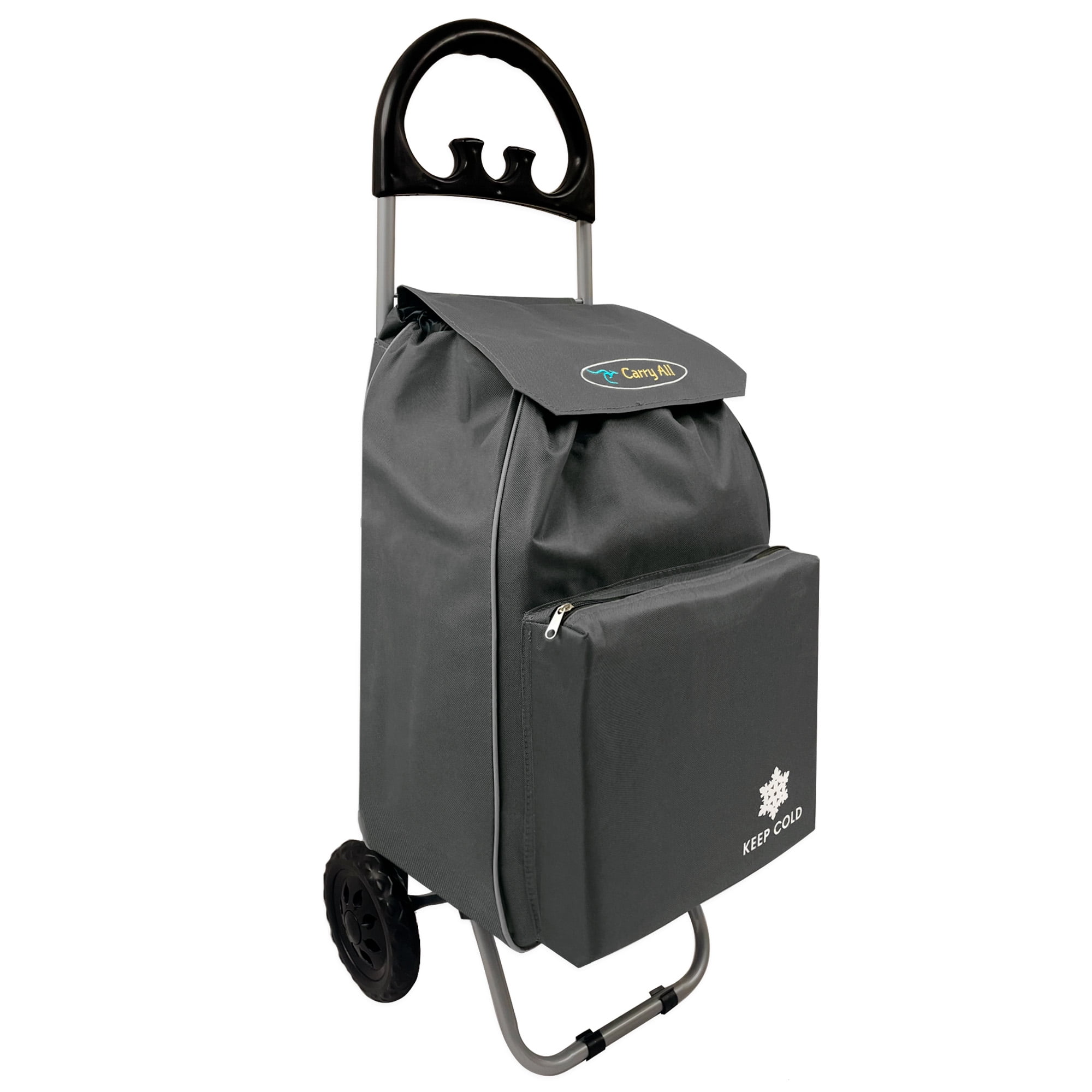 Carry All - Carrito De Compras Plegable Glasgow 47 Lts Gris