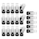 thumbnail image 1 of Unidad Flash Usb 2 Gb X 20 Unidades Lápiz De Memoria Giratorio Negro, 1 of 8