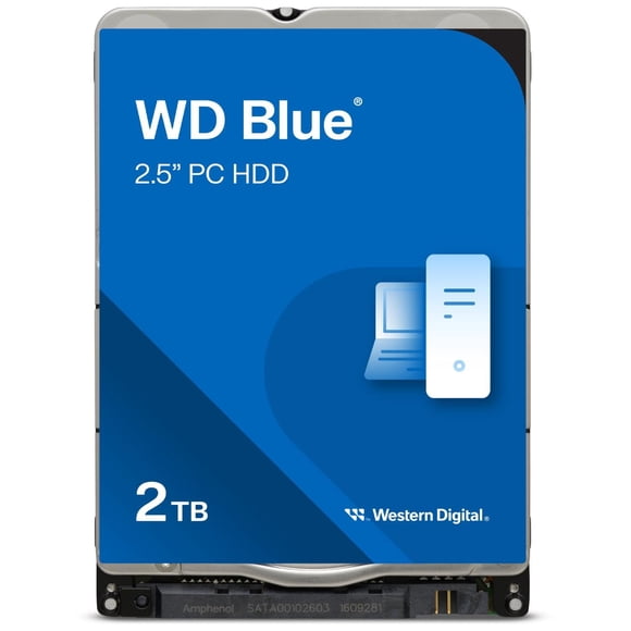 Disco Duro Western Digital WD Blue 2 TB 2.5" SATA 6 Gb/s
