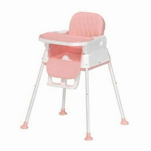 Kidscool - Silla De Comer Florencia Rosado 4 En 1
