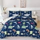 thumbnail image 1 of RYNGHIPY Juego de Ropa de Cama Infantil para Cama de Una plaza Reversible con Estampado de Animales del Océano Edredón, 1 of 3
