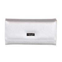 Kenneth Cole - Billetera Flap-Bessie Gris