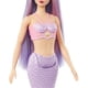 thumbnail image 3 of Muñeca Barbie Sirena con pelo y diadema de fantasía rosa y lila, 3 of 6