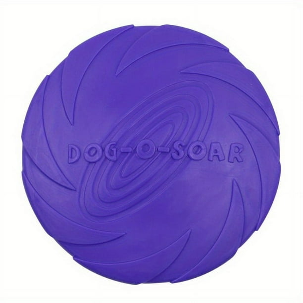 TPR Pet Soft Flying Disc Dog Gnawing Flying Saucer Pet Training To Play With Interactive Toys Dog Flying Disc