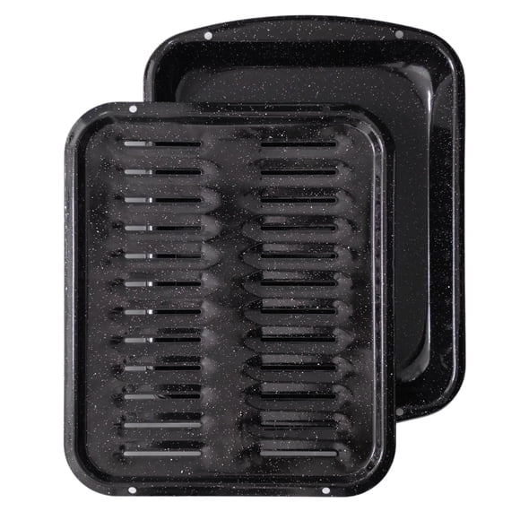 Bandeja para asar CULINARIN 43 x 33 cm de porcelana antiadherente con rejilla