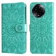 thumbnail image 2 of Funda tipo cartera FOXDOCK para Realme C67 5G , diseño girasol en relieve, cuero PU, cierre magnético, soporte y tarjetero, 2 of 5