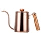 thumbnail image 1 of Cafetera Cuello De Cisne Mango De Madera Anti-escaldado Con Tapa Para Cafeterías Oro Rosa, 1 of 3