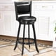 thumbnail image 3 of Taburetes de Bar Costway Giratorios 360° Madera Juego de 2, 3 of 3