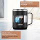 thumbnail image 2 of Taza de viaje con aislamiento térmico The Clean Hydration, 350 ml, 2 of 7