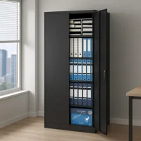 Recilock - Armario Metálico Con Separaciones - Linea Black Sa-Fc-S001