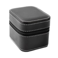 Ioensy - Vitrina De Reloj De Pulsera Para Mujeres Y Hombres, Elegante Soporte Para Reloj, Caja De Almacenamiento Para Reloj, Color Negro