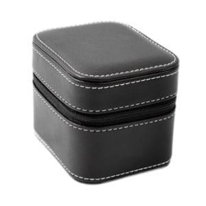 Ioensy - Vitrina De Reloj De Pulsera Para Mujeres Y Hombres, Elegante Soporte Para Reloj, Caja De Almacenamiento Para Reloj, Color Negro