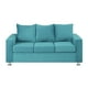 thumbnail image 1 of Sofa Kendy 3c Felpa 12 Turquesa, 1 of 6