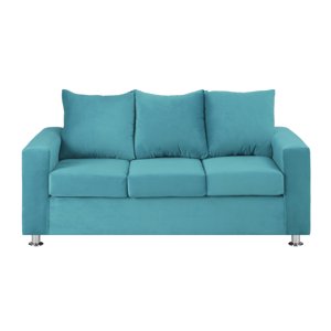 Bodevir - Sofa Kendy 3C Felpa 12 Turquesa